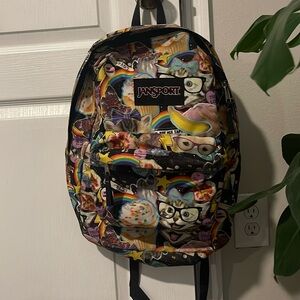 Silly cat Jansport backpack